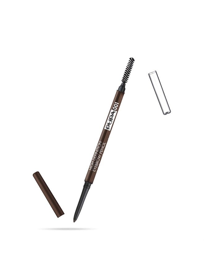 PUPA Milano High Definition Eyebrow Pencil - Easily Shape And Define Flawless Eyebrows - Fill And Volumize For Beautiful Thick Brows - Sculpt Your Arches With Smooth Precision - 001 Blonde - 0.003 Oz - Image 1