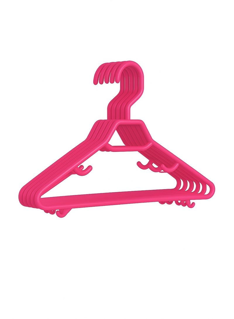 favilla Children's Clothes Hanger Set - 6 Pieces, One Color, Non-Slip | Code 681 - Color Sent Randomly - Image 4