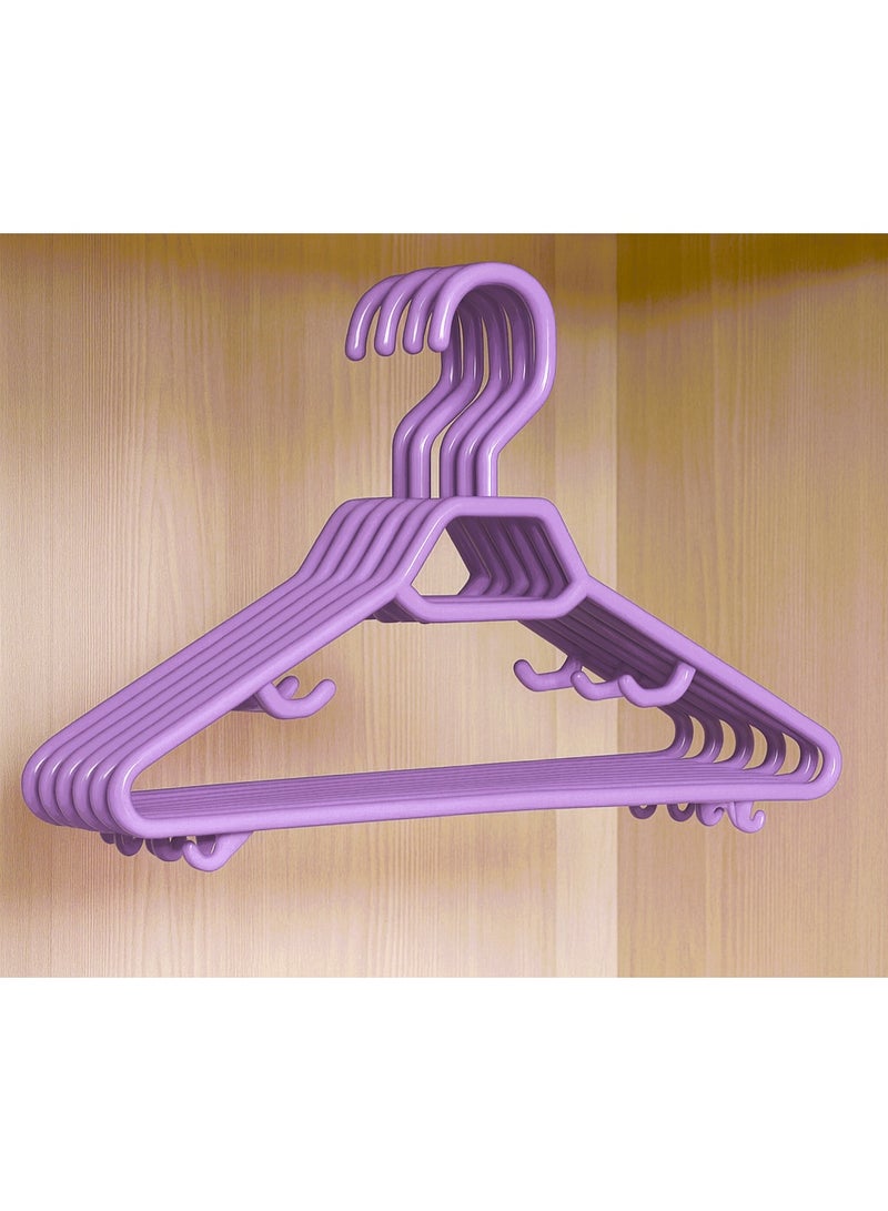 favilla Children's Clothes Hanger Set - 6 Pieces, One Color, Non-Slip | Code 681 - Color Sent Randomly - Image 1