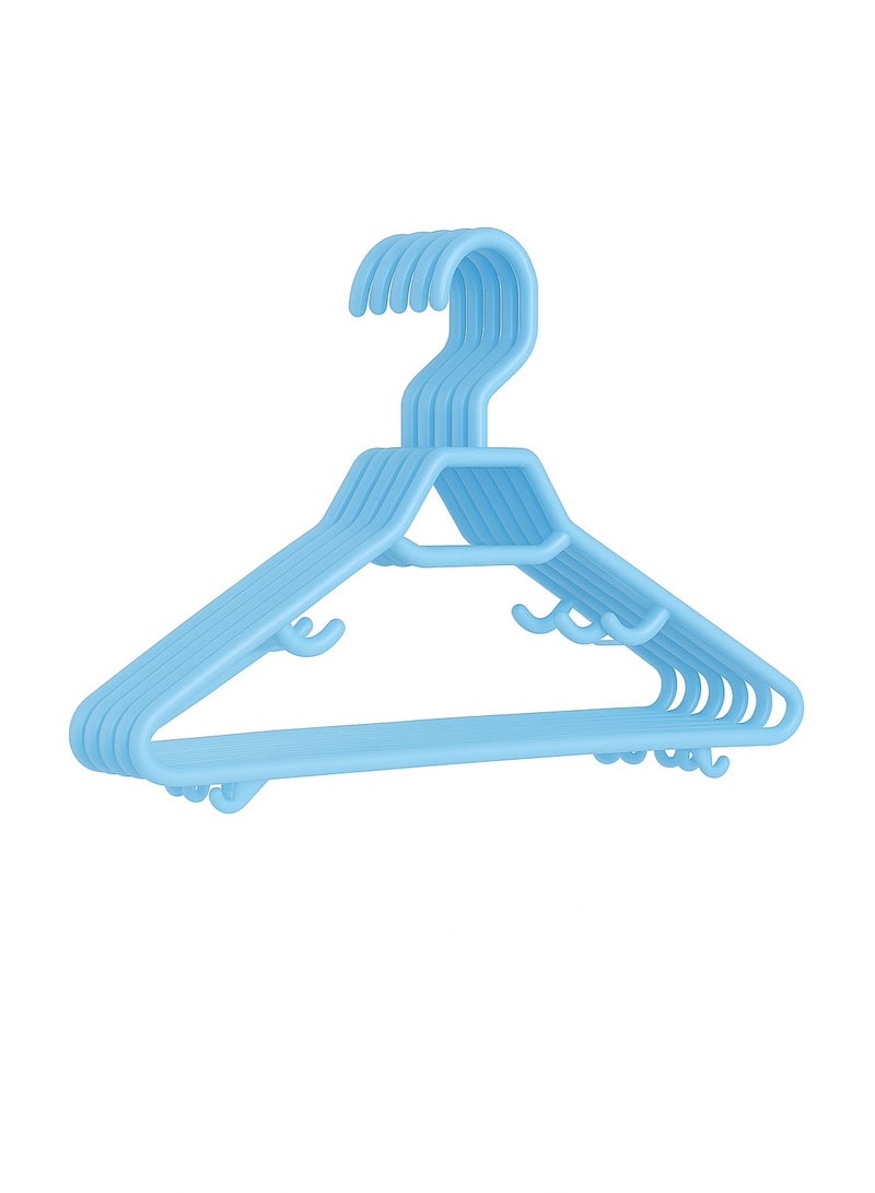 favilla Children's Clothes Hanger Set - 6 Pieces, One Color, Non-Slip | Code 681 - Color Sent Randomly - Image 2