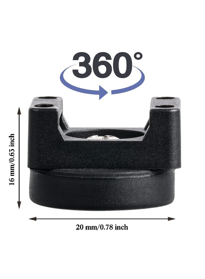 15 Pieces Magnetic Cable Zip Tie Base Black Wire Cable Holder Multipurpose Cable Ties Mount Wire Clips Management Base Electrical Cable Ties Supplies for Cable Wire Organization  - Image 2