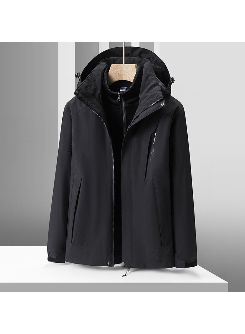 Loquat Zippered Breathable Detachable Windproof Overcoat 