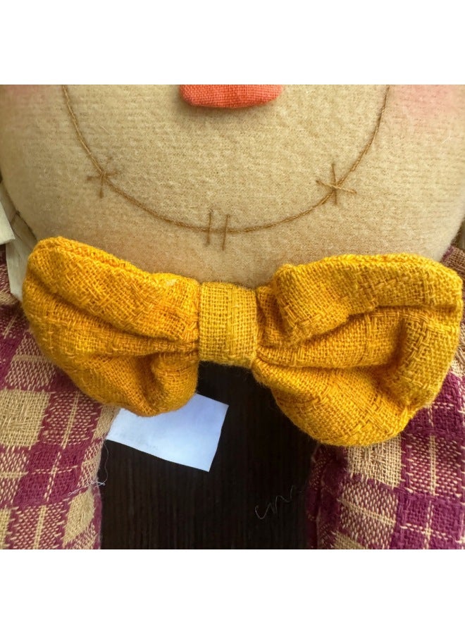 Loquat Scarecrow Pendant Door Hanging Home Party Scene Layout Shooting Props Ancient Style-color:dark Brown-height:33CM - Image 3