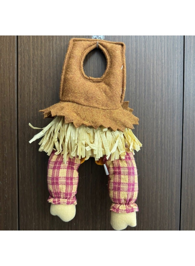 Loquat Scarecrow Pendant Door Hanging Home Party Scene Layout Shooting Props Ancient Style-color:dark Brown-height:33CM - Image 4