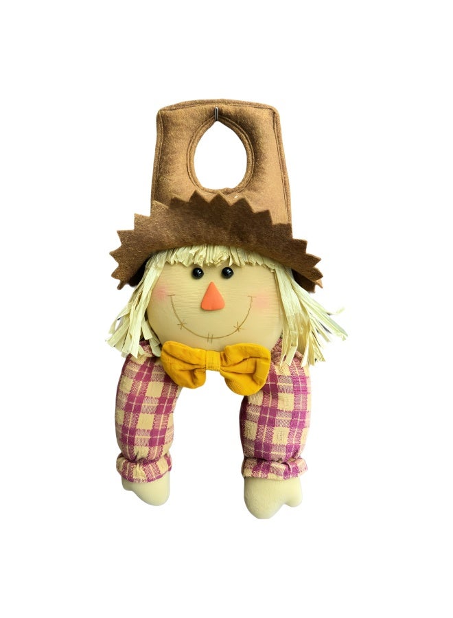 Loquat Scarecrow Pendant Door Hanging Home Party Scene Layout Shooting Props Ancient Style-color:dark Brown-height:33CM - Image 5