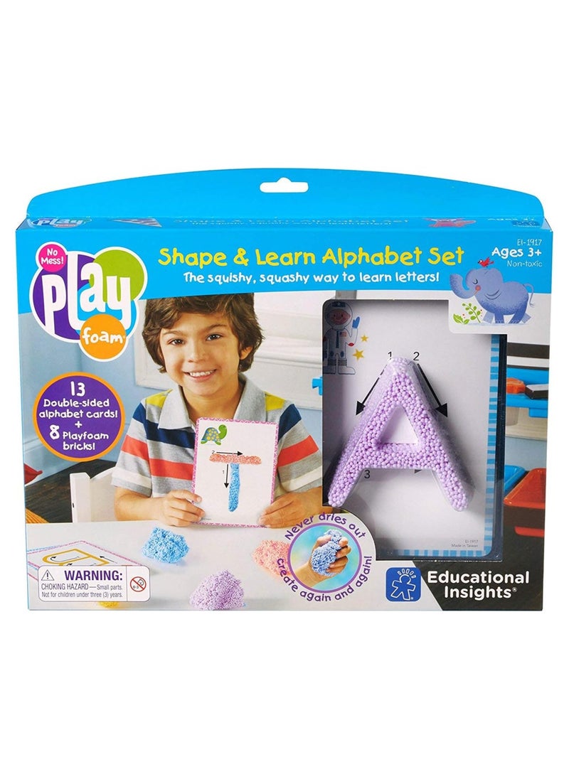 Learning Resources - Playfoam Shape And Learn Alphabet Set - Image 1
