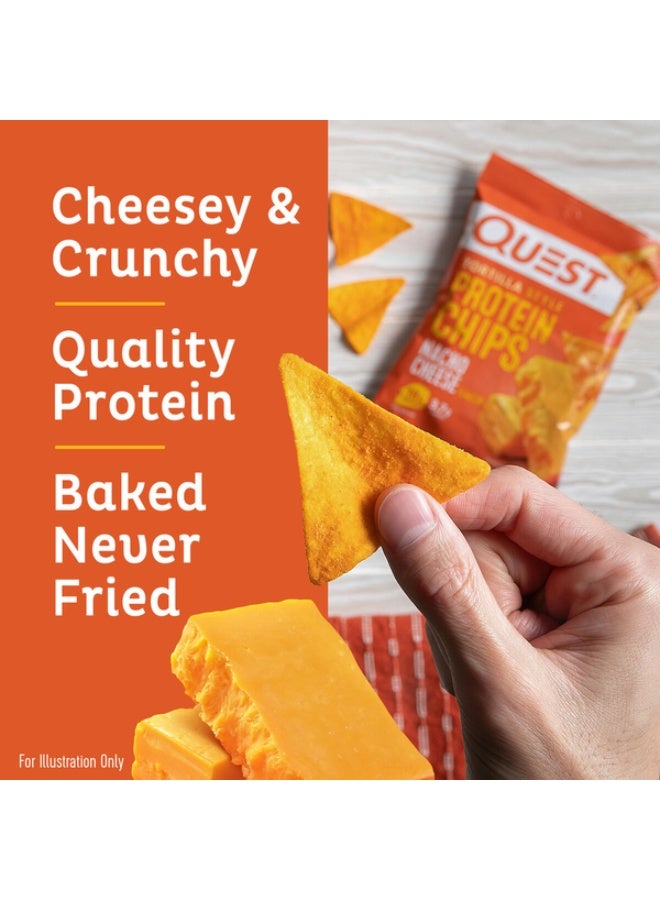 كويست تورتيلا ستايل بروتين شيبس بنكهة جبن الناتشو 32 جرام - Image 5