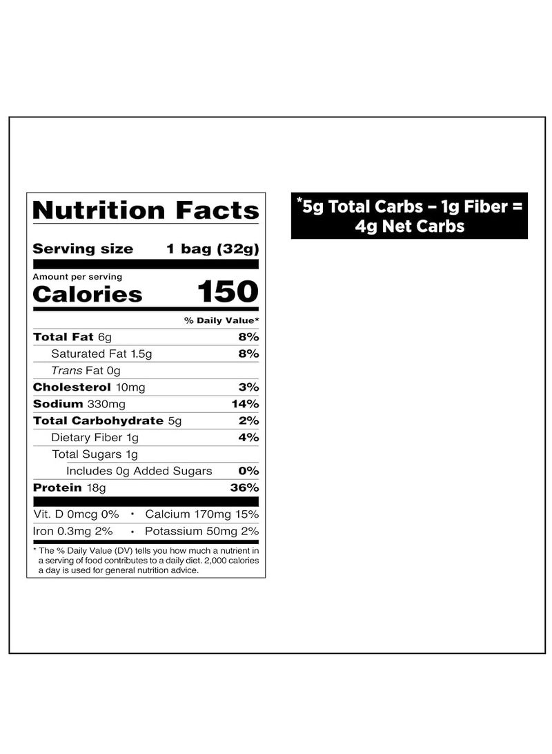 كويست تورتيلا ستايل بروتين شيبس بنكهة جبن الناتشو 32 جرام - Image 3
