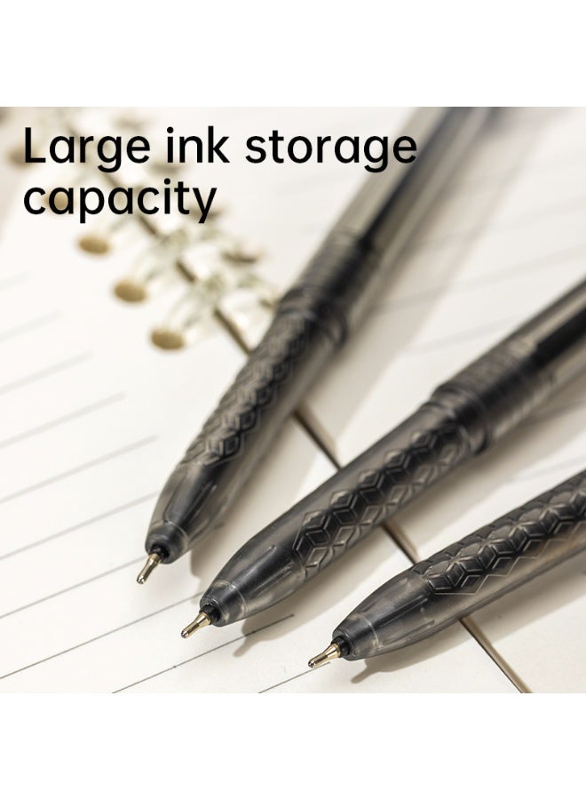 Deli Deli EQ01020 Arrow Ballpoint Pens, 0.7mm Black Ink, Smooth Writing Pens with Ergonomic Design, 50 Pack for Office, School & Business Bulk Use. - Image 4