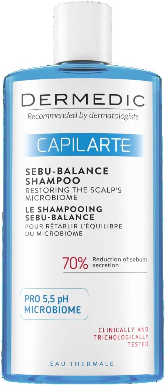 Dermedic Capilarte Shampoo Sebu Balance Balancing Microbiome Skin 300 ml