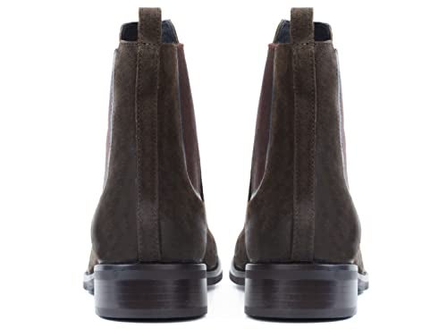 Thursday Boot Company Women's Duchess Chelsea Ankle Boots, Dark Olive Suede, 8 - Image 4