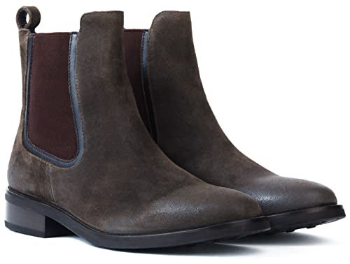 Thursday Boot Company Women's Duchess Chelsea Ankle Boots, Dark Olive Suede, 8 - Image 2