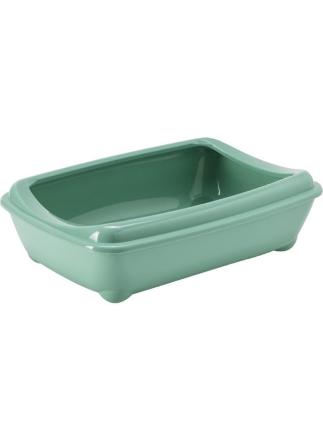 Moderna Arist-O-Tray-Cat Litter Tray 42.2 x 30.4 x 9.9 cm-Green