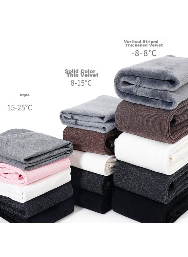 Barbie Girls' Tights, Autumn And Winter Style, Children's Leggings, Girls' Fleece-lined Thickened Baby Socks, One-piece Socks, Dw0122d Black, Size L (suitable For 130-145cm) - Image 2