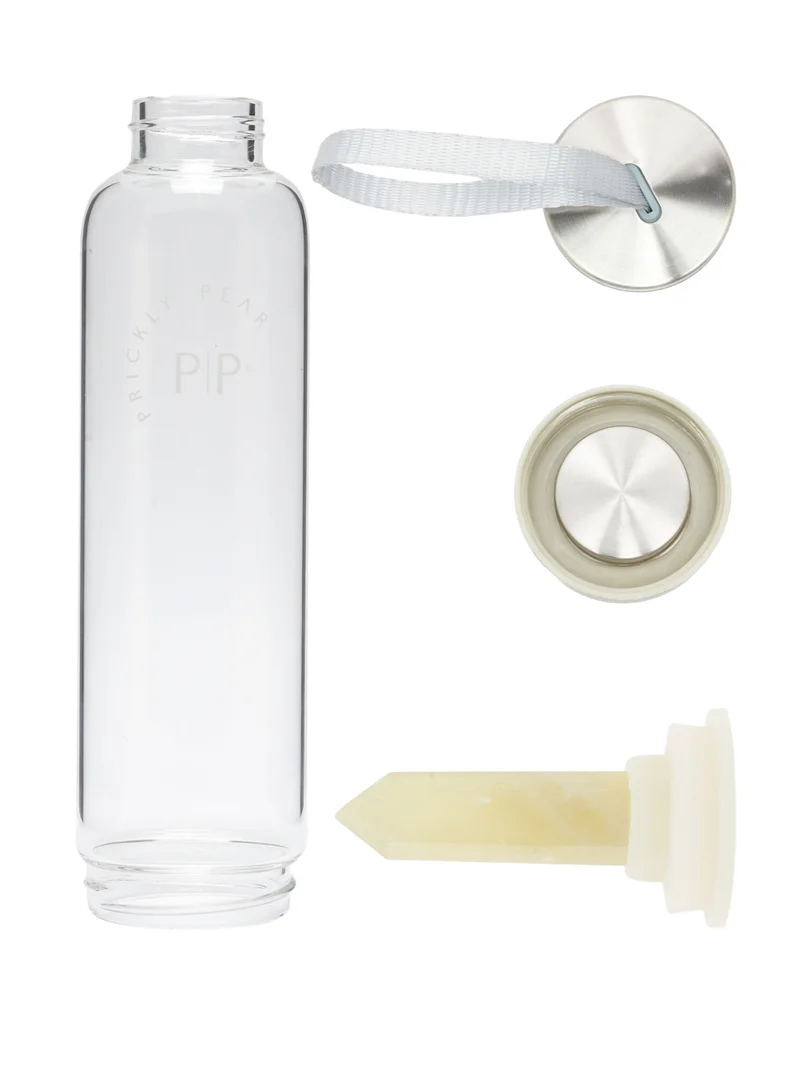 Prickly Pear Citrine Interchangeable Crystal Water Bottle