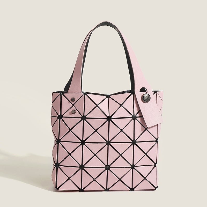 Diamond Small Square Box Women'S Bag Geometric Triangular Handbag Mini Easiest For Match Internet Celebrity Tote Bag For Women - Image 3