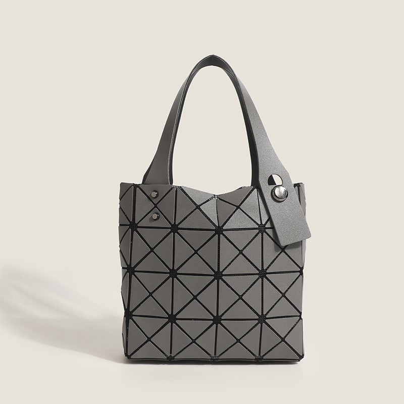Diamond Small Square Box Women'S Bag Geometric Triangular Handbag Mini Easiest For Match Internet Celebrity Tote Bag For Women - Image 4
