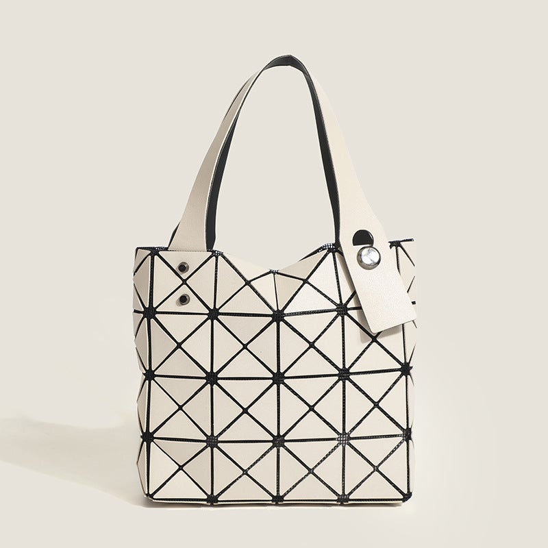 Diamond Small Square Box Women'S Bag Geometric Triangular Handbag Mini Easiest For Match Internet Celebrity Tote Bag For Women - Image 2