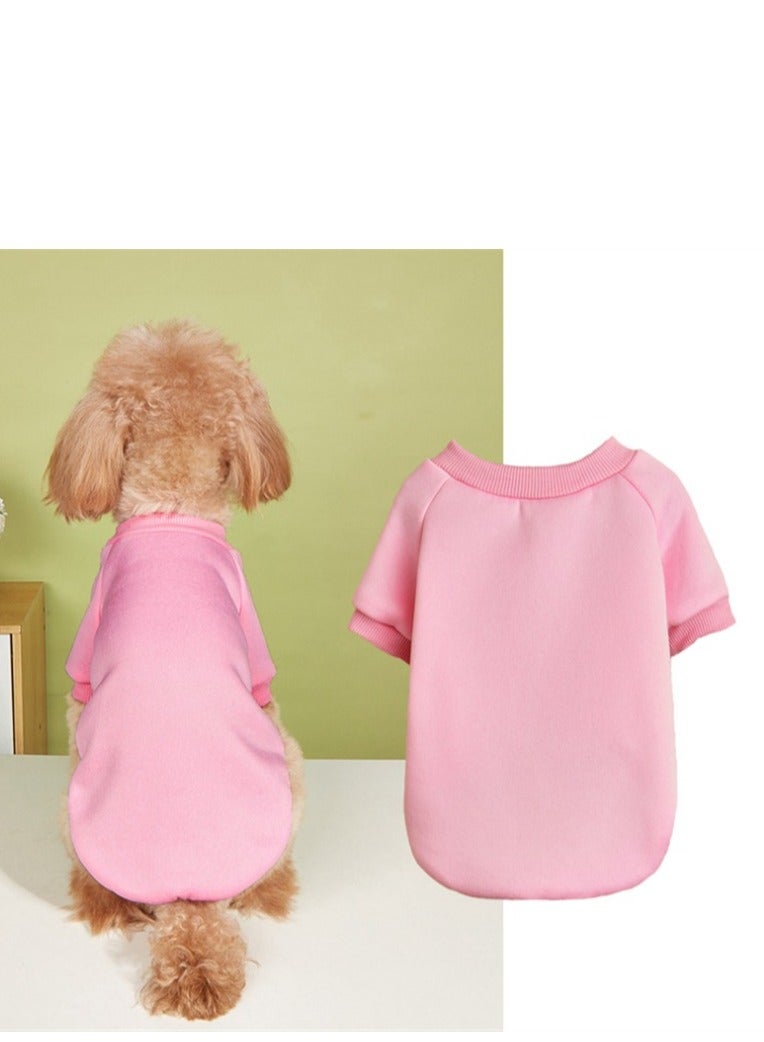Loquat Squality New Pet Warm Clothing For Autumn And Winter Pink - Image 2