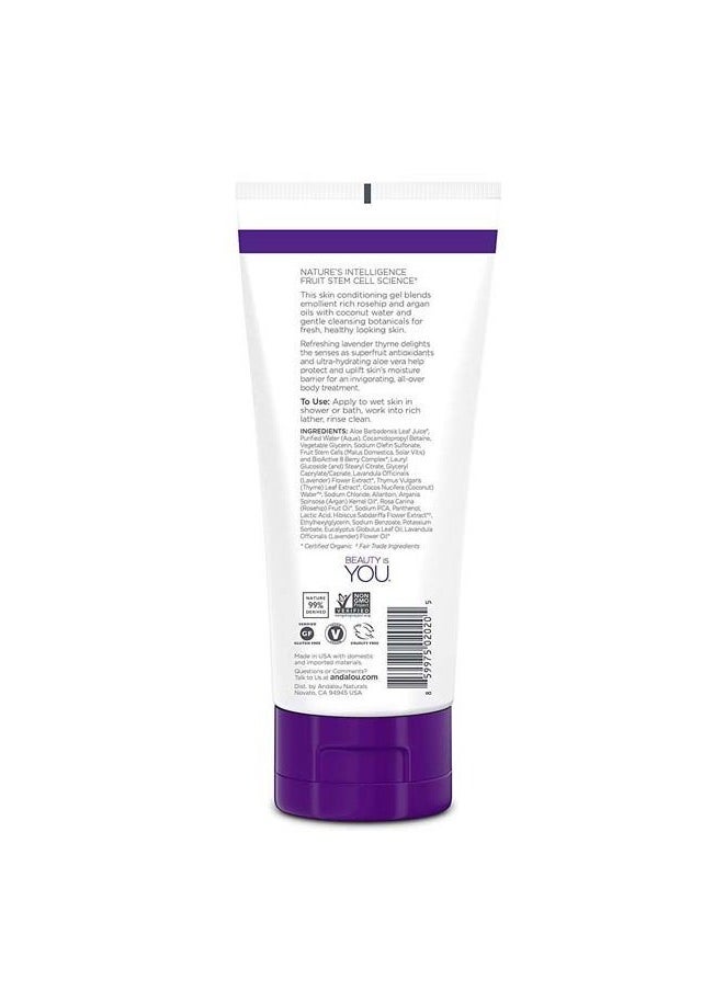 Andalou Natural Andalou Lavender Thyme Refreshing Gel 8.5 Oz  - Image 2