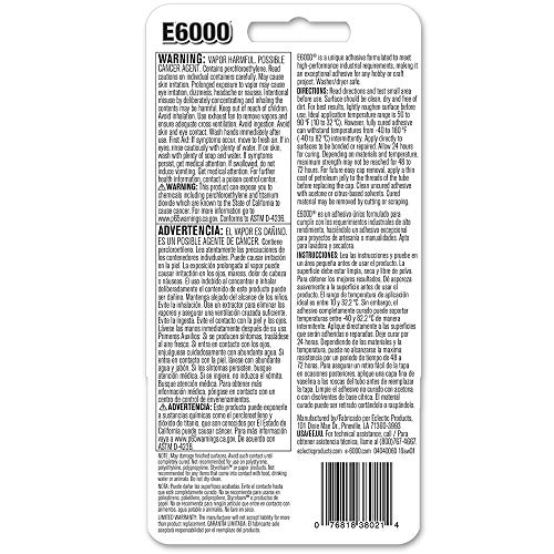 E6000 237040 Craft Adhesive - 2 fl oz White - Image 2