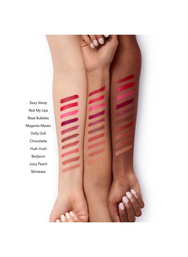 BUXOM Fullon Plumping Satin Lipstick Formulated With Hyaluronic Acid & Sunflower Wax Moisturizing Creamy Lipstick Satin Finish Weightless  - Image 4