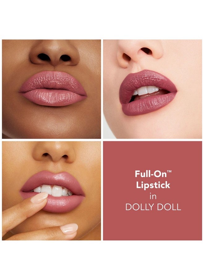 BUXOM Fullon Plumping Satin Lipstick Formulated With Hyaluronic Acid & Sunflower Wax Moisturizing Creamy Lipstick Satin Finish Weightless  - Image 3
