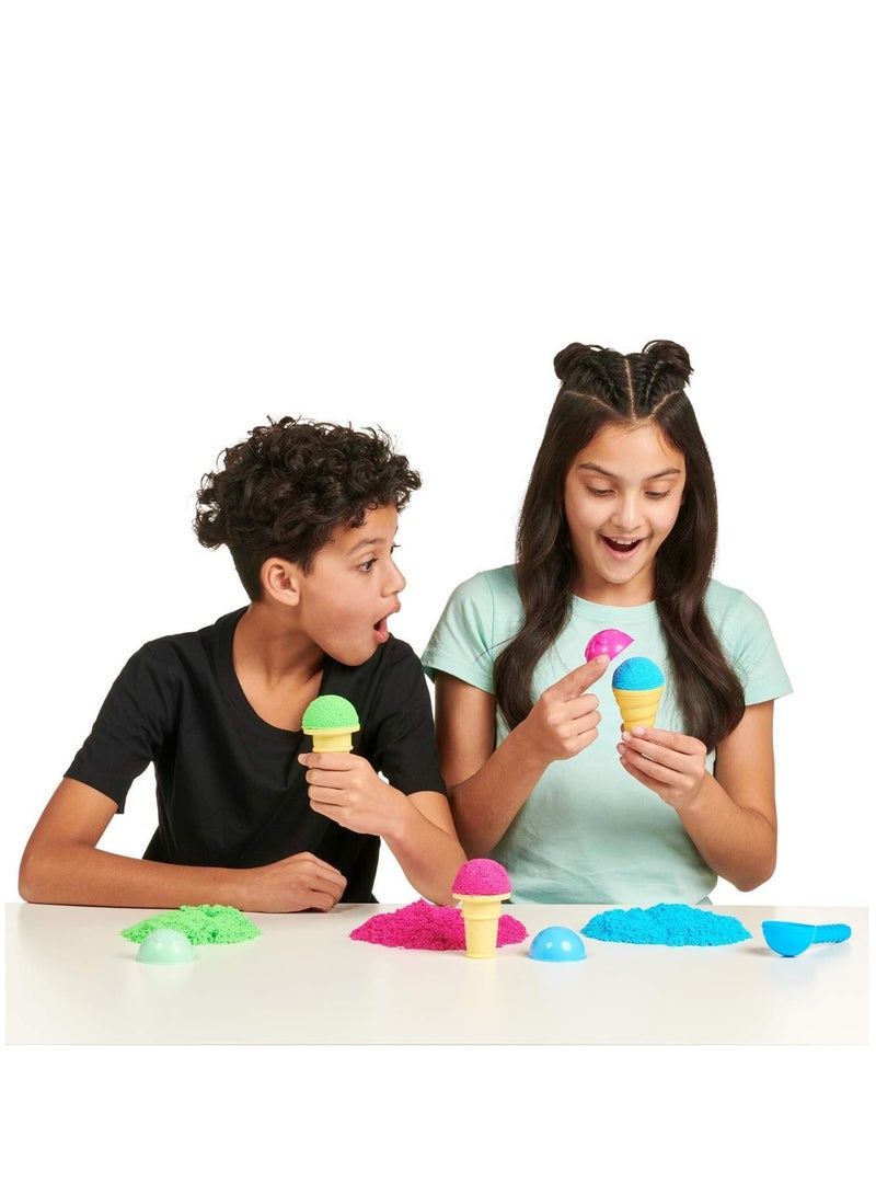 Rally Foam Alive Ice Cream Maker Kit for Kids - 3 Colors (Blue, Pink, Green) - Fun and Safe Ice Cream Making Toy - Image 4