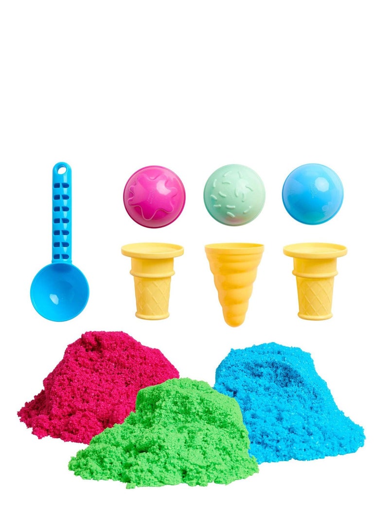Rally Foam Alive Ice Cream Maker Kit for Kids - 3 Colors (Blue, Pink, Green) - Fun and Safe Ice Cream Making Toy - Image 2