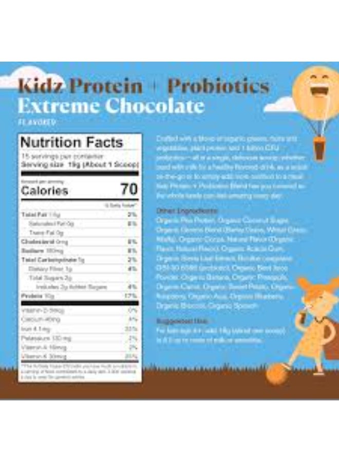 Amazing Grass, Kidz Superfood®, Protein + Probiotics, Extreme Chocolate 285 g - Image 2