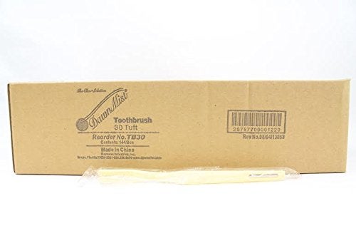 DawnMist Disposable 30 Tuft Individually Wrapped Toothbrushes -Case of 144 - Dawnmist - Image 2