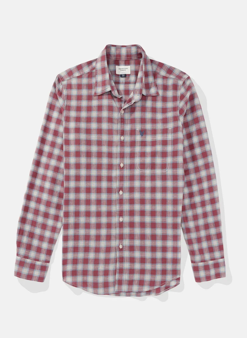 امريكان ايجل Slim Fit Button-Up Shirt