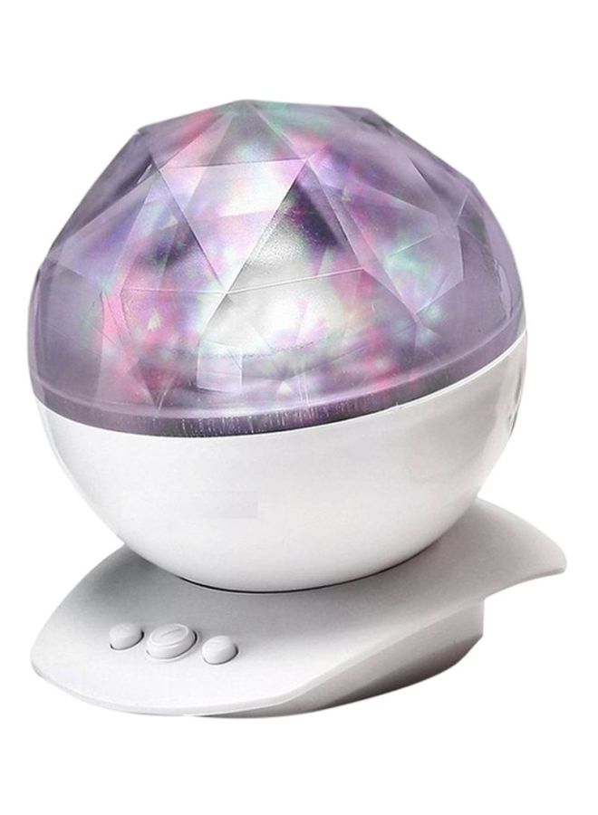 QiaoKai Ocean Wave Night Projector Light White/Clear/Pink One Size 
