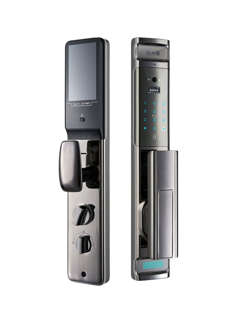 ALINK Smart Lock 3D Facial Recognition, Fingerprint Unlock, Remote Intercom, and App Control 