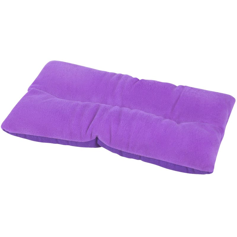 Atsuwell Microwave Heating Pad 6 x 11 Heating Pad Microwavable for Cramps Stomach Knee Muscle Joints Moist Rice Heaing Pad for Warm Compress Purple