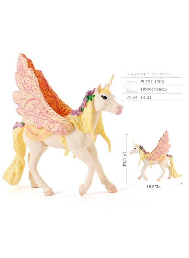 NIBEMINENT Children's Mythical Beast Puzzle Toy - Large Unicorn Rainbow Horse Model