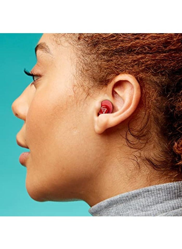 Flare Audio Flare Earshade – Earplugs – Block Sound – Aerospace Aluminium & Super Soft Memory Foam – Red - Image 3