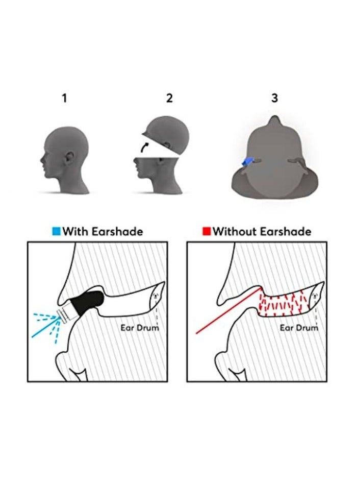 Flare Audio Flare Earshade – Earplugs – Block Sound – Aerospace Aluminium & Super Soft Memory Foam – Red - Image 5