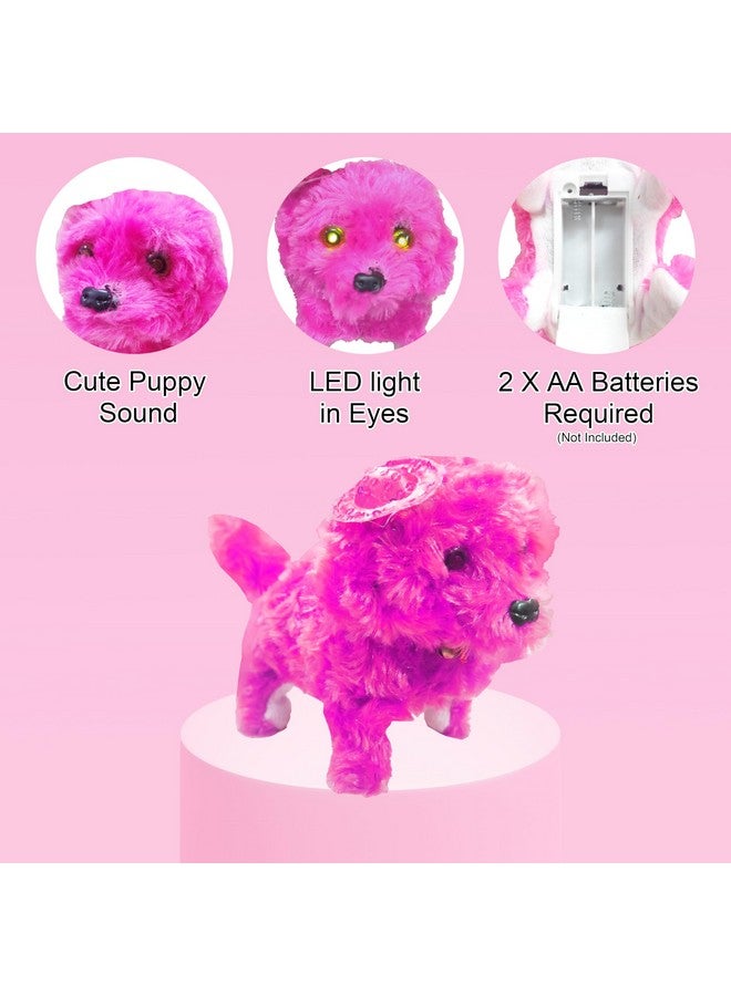 vGRASSP VGRASSP Fluffy Fantastic Walking Puppy Toy for Kids - Cap Dog with Light in Eyes and Cute Puppy Sound - Adorable, Safe and Soft Toy - Color and Design As Per Stock  - Image 5