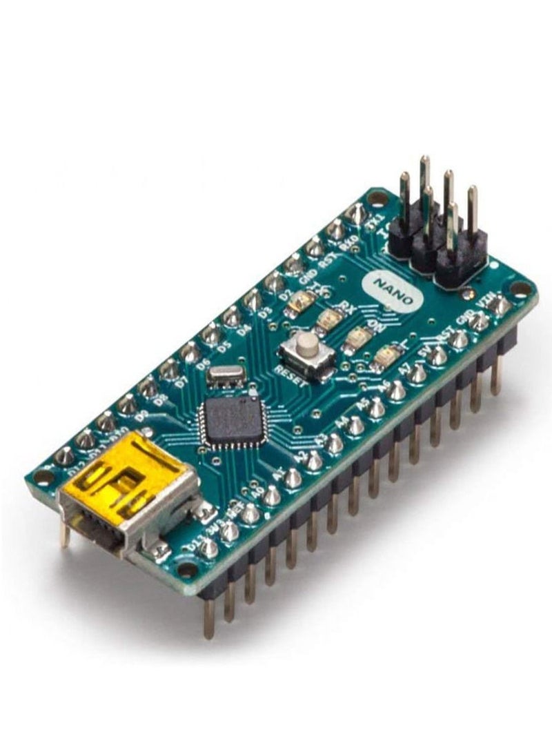 Arduino Nano Original A000005, Compact Microcontroller Board Based on ATmega328P, Ideal for Small-Scale and Embedded Projects