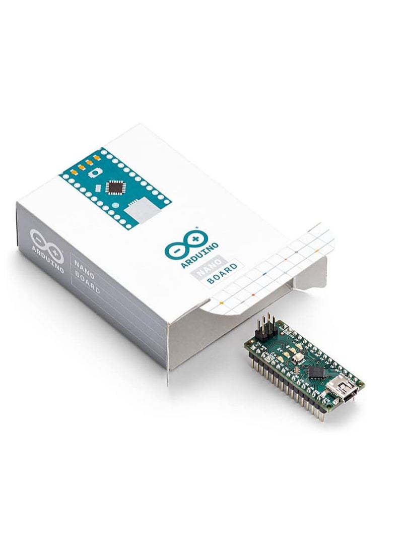 Arduino Nano Original A000005, Compact Microcontroller Board Based on ATmega328P, Ideal for Small-Scale and Embedded Projects