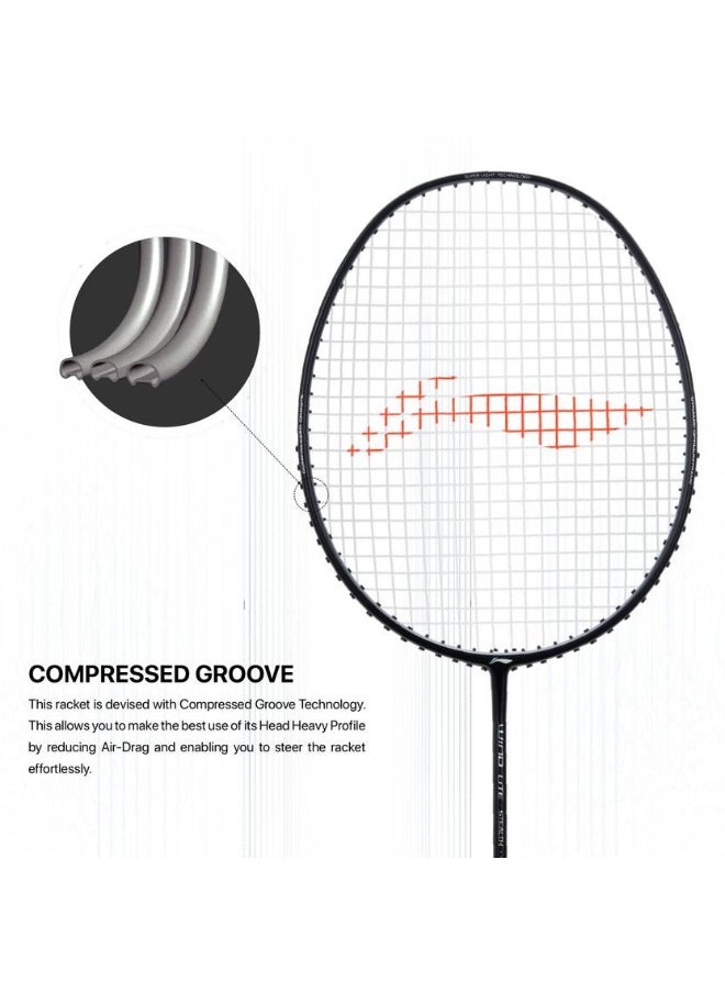 LI-NING Wind Lite Stealth Black, Grey Strung Badminton Racquet  (Pack of: 1, 77 g)