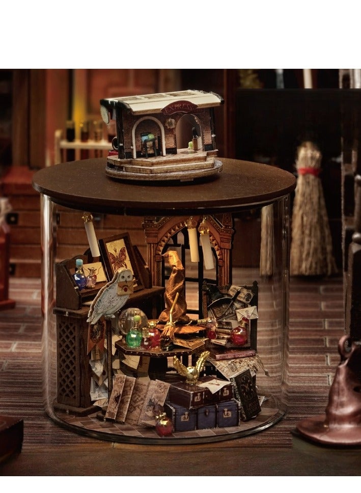 Hand Assembled House Scene Building Block Gift - Image 1