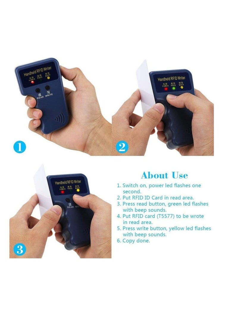 althiqahkey - TK4100 Reader Writer RFID Copier Handheld 125Khz Card Copier Duplicator for Door Access Control Attached 10 ID CARD - Image 1