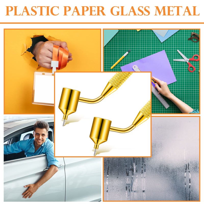Tondiamo تونديامو 100 عبوة فرشاة طلاء 0.5 مم قلم إصلاح قلم كاتب ذهبي قلم تطبيق الطلاء قلم تفاصيل سائل قلم تطبيقات دقيقة للتصليح السيارات خدش السيارات - Image 5