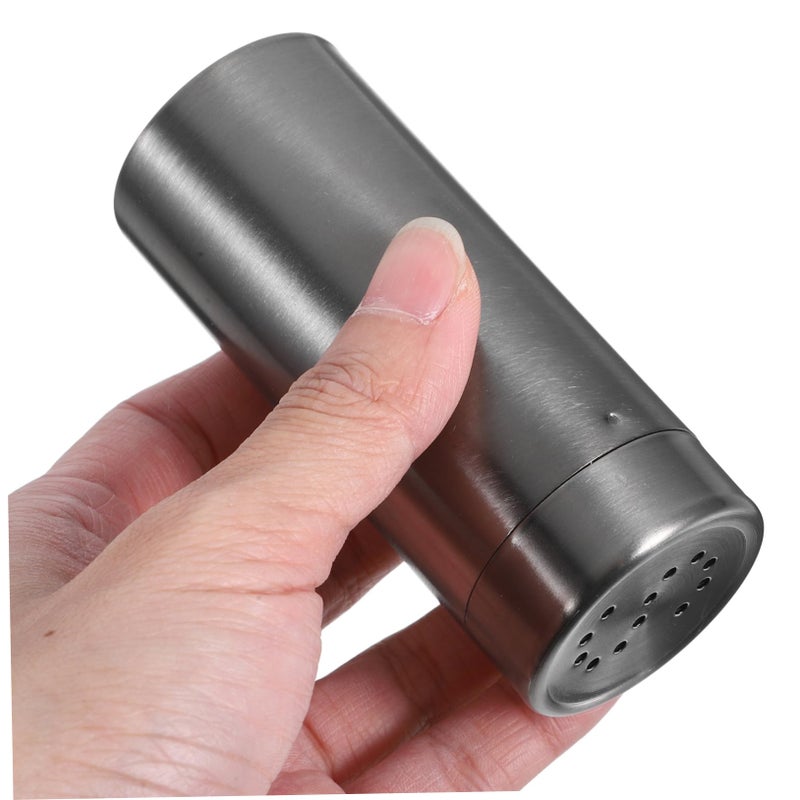 2Pcs Stainless Steel Spice Shaker Set Salt Pepper Dispenser for Home Kitchen Outdoor - Image 4