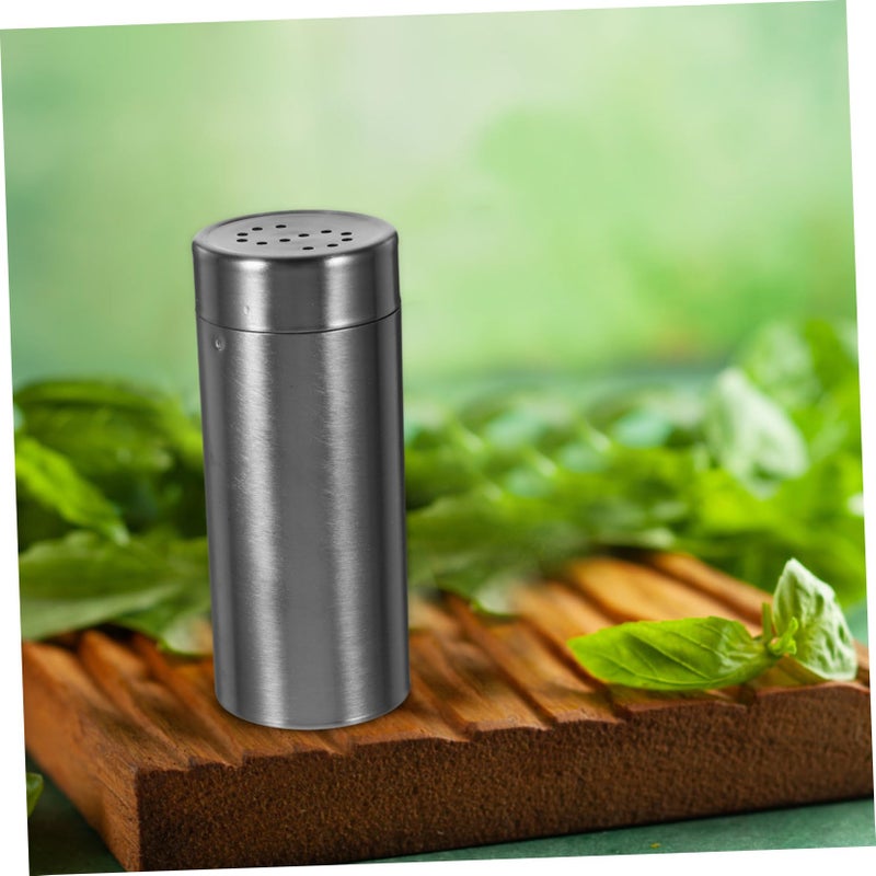 2Pcs Stainless Steel Spice Shaker Set Salt Pepper Dispenser for Home Kitchen Outdoor - Image 5