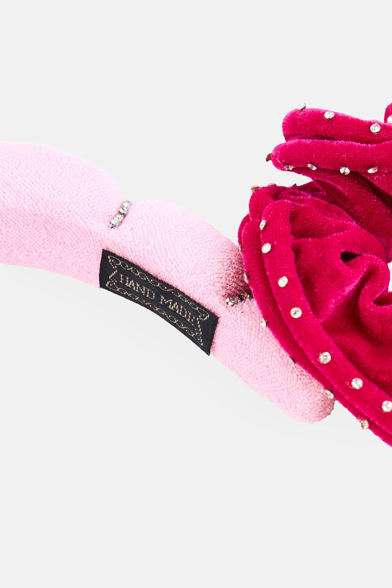 ELLE Women 2 Pieces Metallic Headband With Scruchie Set, Multicolor - Image 3