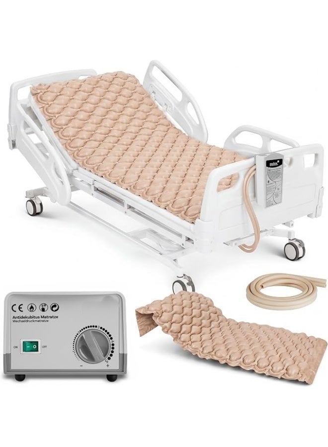 Anti-Pressure Air Mattress with Pump – Alternating Pressure Cushion for Bedridden Patients, Supports up to 130kg, Prevents Bedsores and Pressure Ulcers - Image 1