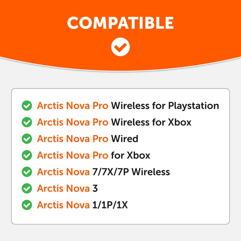 WC HeadbandZ Arctis Nova - Upgraded Silicone Headband for Arctis Nova Headsets by Wicked Cushions - Enhanced Flexibility, Comfort, and Style with Matching Earpad Designs| Black - Image 2